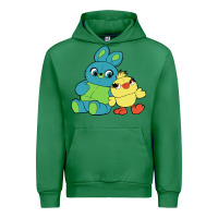 Emerald bunny and ducky Urban Hoodie - linhVisuals