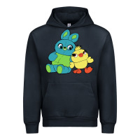 Navy bunny and ducky Urban Hoodie - linhVisuals