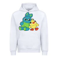 White bunny and ducky Urban Hoodie - linhVisuals