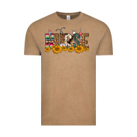 Vintage Coffee Western Nurse Sunflower Vintage Tee - FaDigitalArtStudio