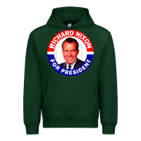 Forest Green richard nixon president usa vote election campaign t shirt Urban Hoodie - linhVisuals