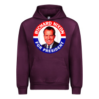 Mauve Wine richard nixon president usa vote election campaign t shirt Urban Hoodie - linhVisuals