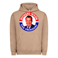 Pigment Burro richard nixon president usa vote election campaign t shirt Urban Hoodie - linhVisuals