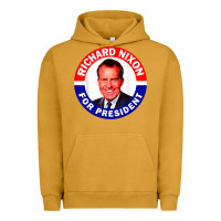 Pigment Peanut Butter richard nixon president usa vote election campaign t shirt Urban Hoodie - linhVisuals