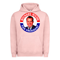 Pigment Salmon richard nixon president usa vote election campaign t shirt Urban Hoodie - linhVisuals