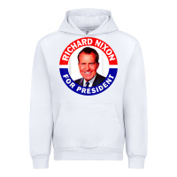 White richard nixon president usa vote election campaign t shirt Urban Hoodie - linhVisuals