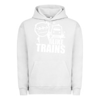 Pigment Lunar Rock i like trains Urban Hoodie - linhVisuals