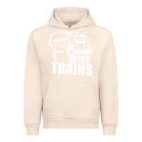Sandshell i like trains Urban Hoodie - linhVisuals