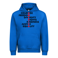 Cobalt anti trump resist Urban Hoodie - linhVisuals