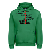 Emerald anti trump resist Urban Hoodie - linhVisuals