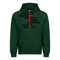 Forest Green anti trump resist Urban Hoodie - linhVisuals