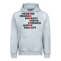 Heather Grey anti trump resist Urban Hoodie - linhVisuals