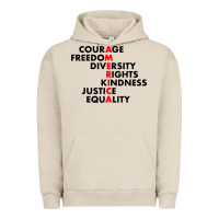 Pigment French Oak anti trump resist Urban Hoodie - linhVisuals