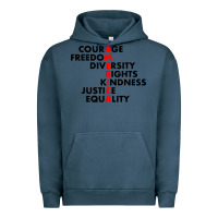 Pigment Midnight Navy anti trump resist Urban Hoodie - linhVisuals