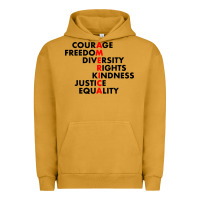 Pigment Peanut Butter anti trump resist Urban Hoodie - linhVisuals