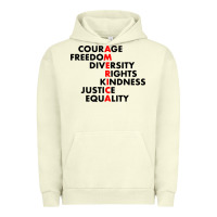 Pigment Pistachio anti trump resist Urban Hoodie - linhVisuals