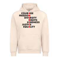Sandshell anti trump resist Urban Hoodie - linhVisuals
