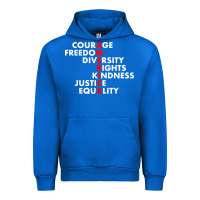 Cobalt anti trump resist Urban Hoodie - linhVisuals