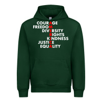 Forest Green anti trump resist Urban Hoodie - linhVisuals