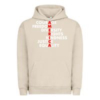 Pigment French Oak anti trump resist Urban Hoodie - linhVisuals