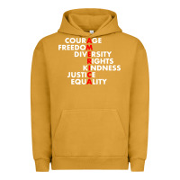 Pigment Peanut Butter anti trump resist Urban Hoodie - linhVisuals