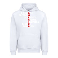 White anti trump resist Urban Hoodie - linhVisuals