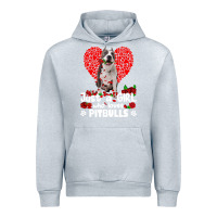 Heather Grey pitbull lover dog roses funny just a girl who loves pitbull 213 pitbul Urban Hoodie - linhVisuals