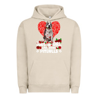 Pigment French Oak pitbull lover dog roses funny just a girl who loves pitbull 213 pitbul Urban Hoodie - linhVisuals
