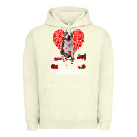 Pigment Pistachio pitbull lover dog roses funny just a girl who loves pitbull 213 pitbul Urban Hoodie - linhVisuals