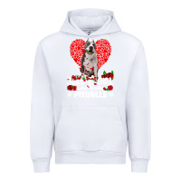 White pitbull lover dog roses funny just a girl who loves pitbull 213 pitbul Urban Hoodie - linhVisuals