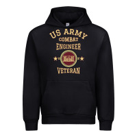 Black us army combat engineer combat engineer veteran gift pullover hoodie Urban Hoodie - linhVisuals