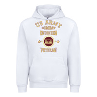 White us army combat engineer combat engineer veteran gift pullover hoodie Urban Hoodie - linhVisuals