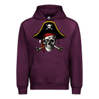 Mauve Wine pi rate 3 14 Urban Hoodie - linhVisuals