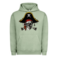 Pigment Oil Green pi rate 3 14 Urban Hoodie - linhVisuals