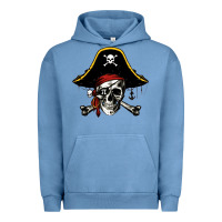 Pigment Pebble Blue pi rate 3 14 Urban Hoodie - linhVisuals