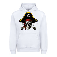White pi rate 3 14 Urban Hoodie - linhVisuals