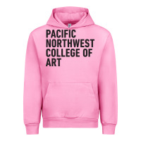 Fuchsia Pink Pacific Northwest College of Art Urban Hoodie - linhVisuals