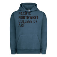 Pigment Midnight Navy Pacific Northwest College of Art Urban Hoodie - linhVisuals