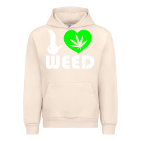 Sandshell i love weed fun Urban Hoodie - linhVisuals