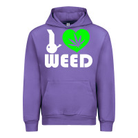 Tulip i love weed fun Urban Hoodie - linhVisuals