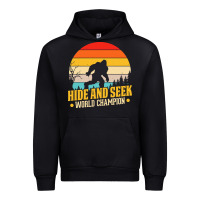 Black hide and seek world champion bigfoot t  shirt hide and seek world cham Urban Hoodie - linhVisuals
