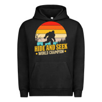 Pigment Black hide and seek world champion bigfoot t  shirt hide and seek world cham Urban Hoodie - linhVisuals