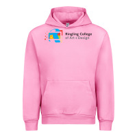 Fuchsia Pink Ringling College of Art and Design Urban Hoodie - linhVisuals