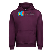 Mauve Wine Ringling College of Art and Design Urban Hoodie - linhVisuals