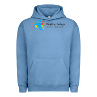 Pigment Pebble Blue Ringling College of Art and Design Urban Hoodie - linhVisuals