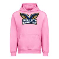 Fuchsia Pink twin city christian school Urban Hoodie - linhVisuals