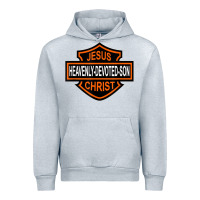 Heather Grey enjoy jesus christ heavenly devoted son parody religious tee t shirt Urban Hoodie - linhVisuals