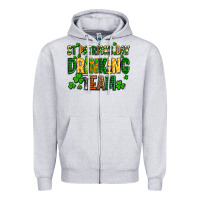 Heather Grey st patricks day drinking team Zipper Hoodie - AdoDesignShop