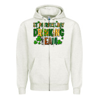 Oatmeal Heather st patricks day drinking team Zipper Hoodie - AdoDesignShop