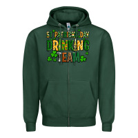 Sports Green st patricks day drinking team Zipper Hoodie - AdoDesignShop